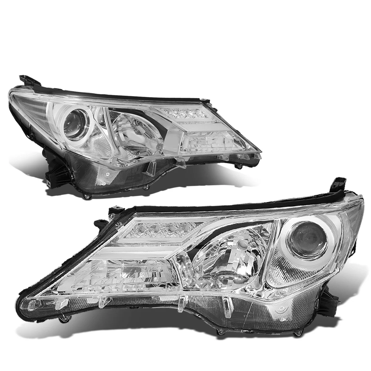 DNA Projector Headlights Toyota RAV4 (2013-2018) OE Style w/ Black or Chrome Housing - Image 18