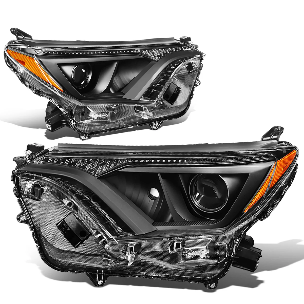 DNA Projector Headlights Toyota RAV4 (2013-2018) OE Style w/ Black or Chrome Housing - Image 34