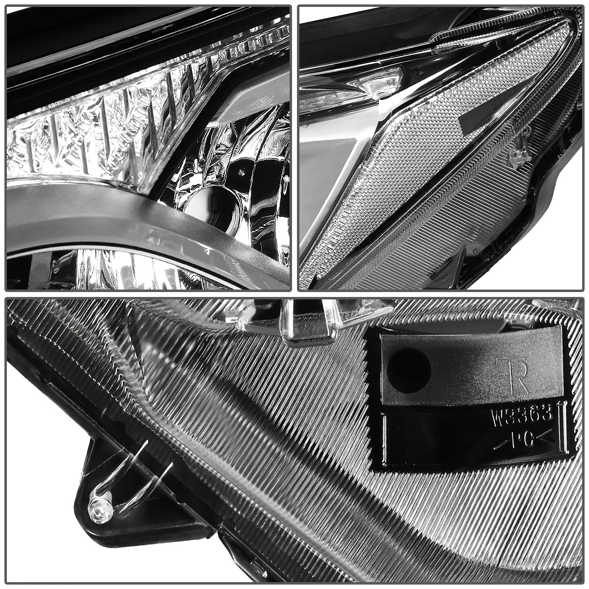 DNA Projector Headlights Toyota RAV4 (2013-2018) OE Style w/ Black or Chrome Housing - Image 48
