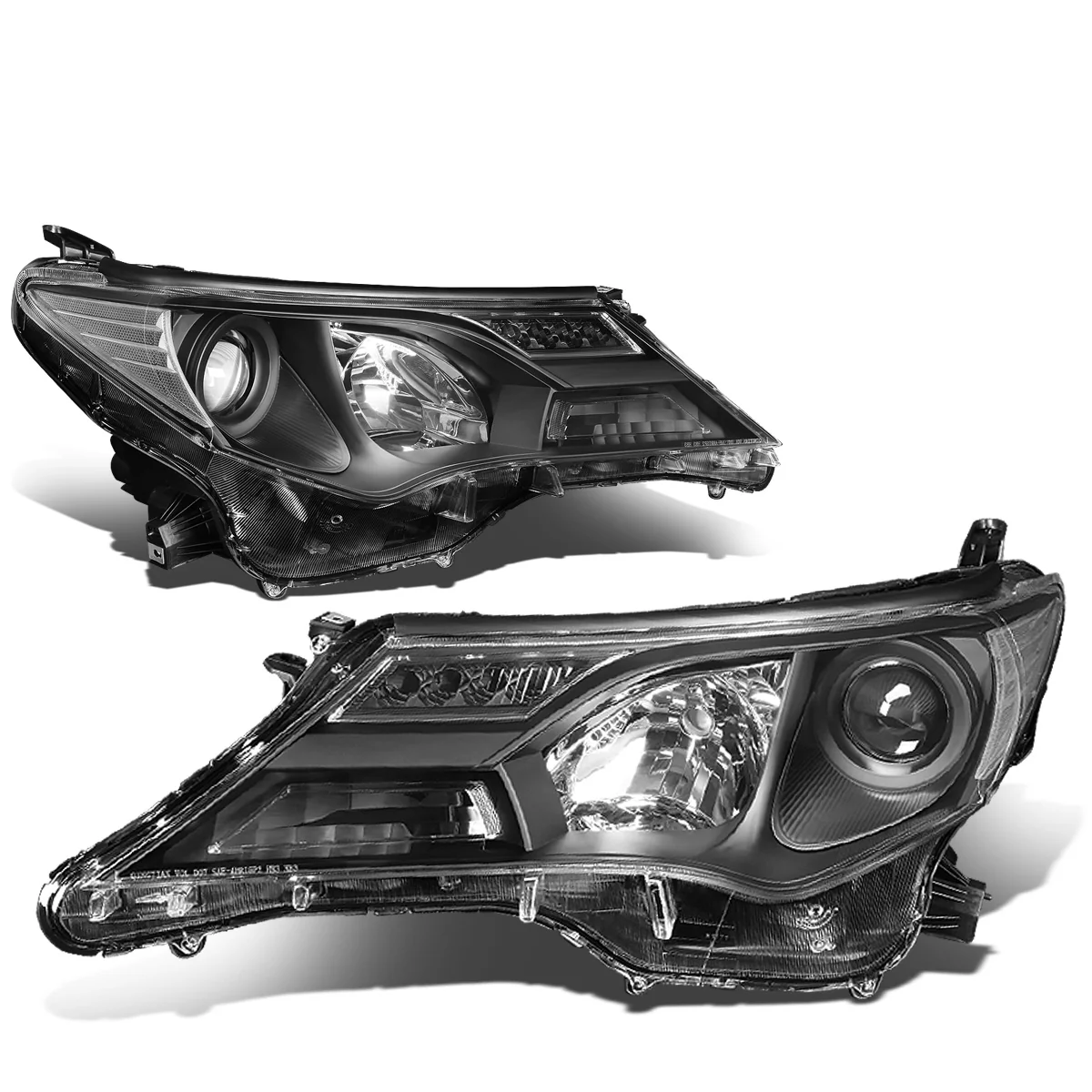DNA Projector Headlights Toyota RAV4 (2013-2018) OE Style w/ Black or Chrome Housing - Image 8