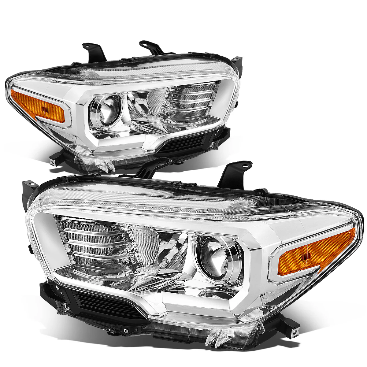 DNA Projector Headlights Toyota Tacoma (2016-2018) OE Style w/ Black or Chrome Housing - Image 13