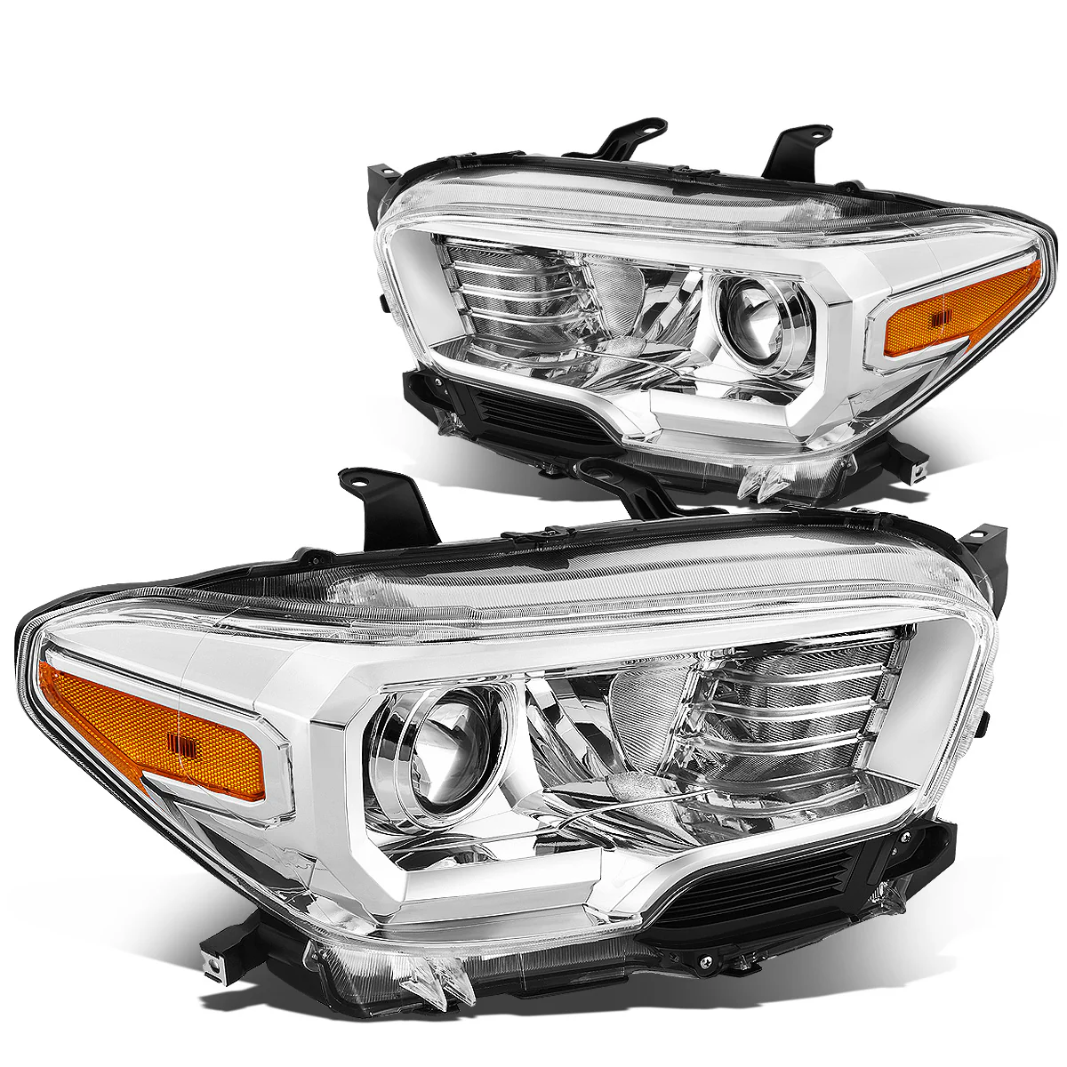 DNA Projector Headlights Toyota Tacoma (2016-2018) OE Style w/ Black or Chrome Housing - Image 14