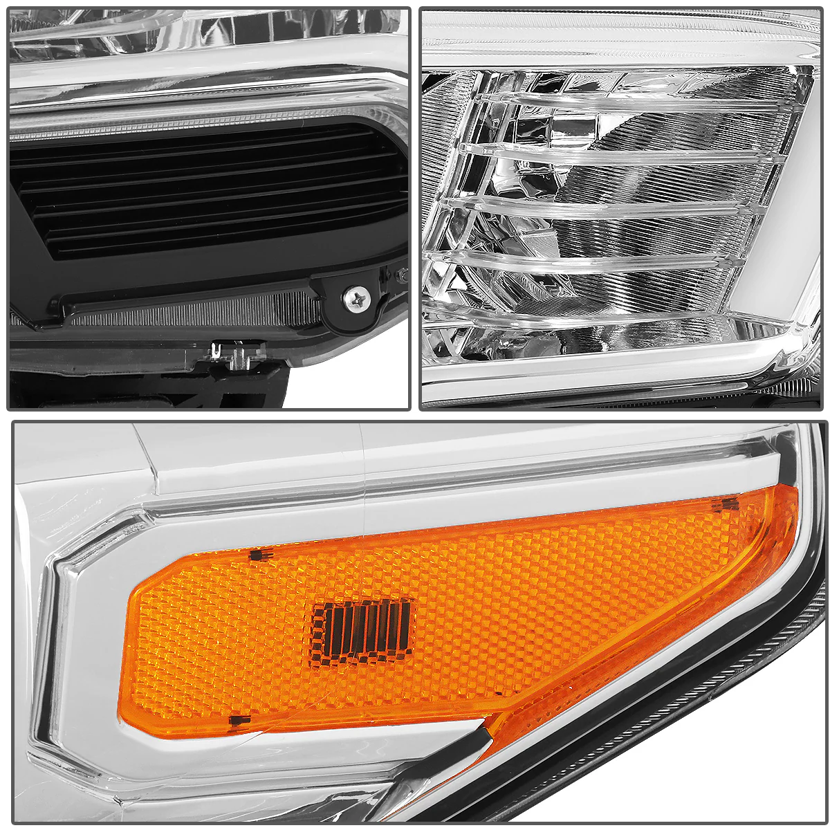 DNA Projector Headlights Toyota Tacoma (2016-2018) OE Style w/ Black or Chrome Housing - Image 17