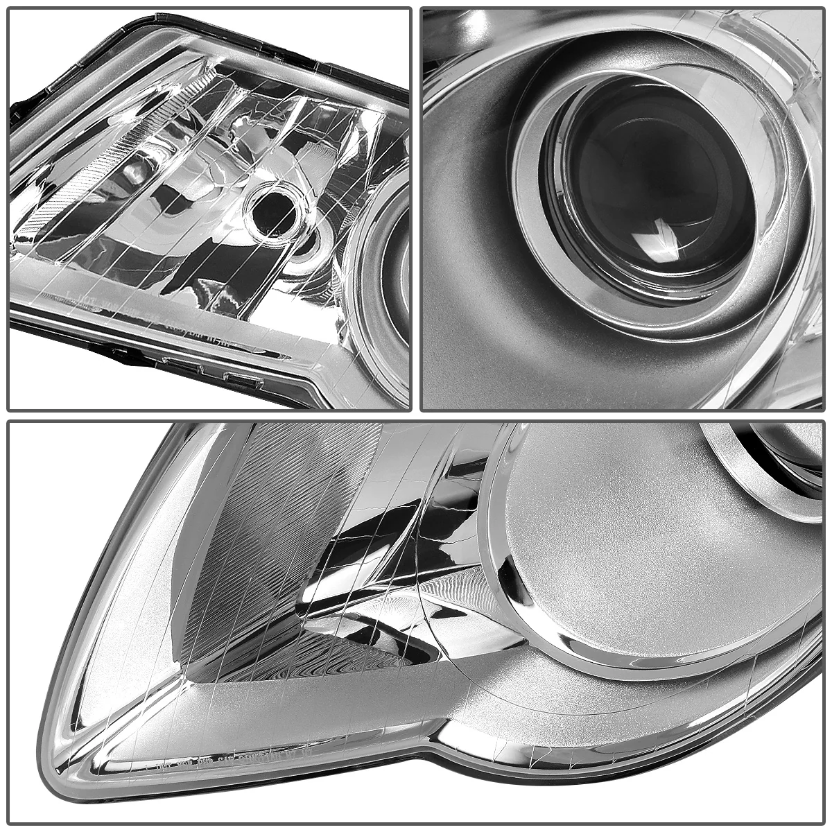 DNA Projector Headlights VW Passat (2006-2010) OE Style w/ Black or Chrome Housing - Image 10