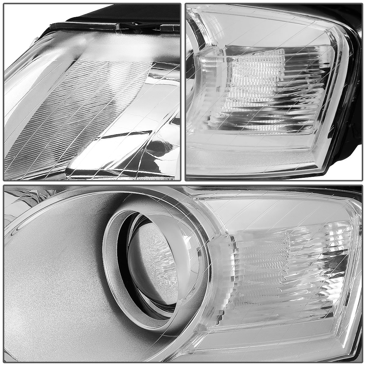 DNA Projector Headlights VW Passat (2006-2010) OE Style w/ Black or Chrome Housing - Image 11