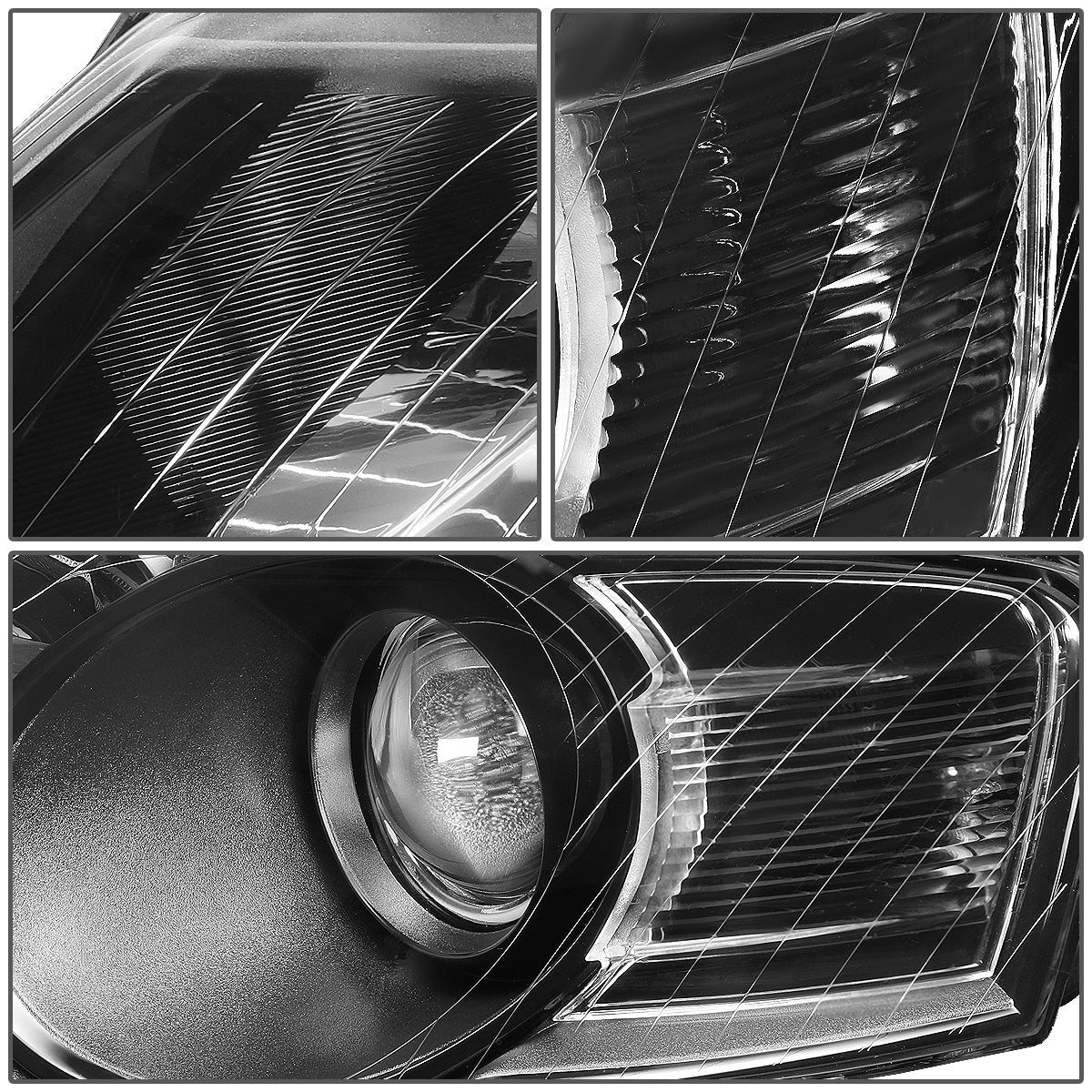 DNA Projector Headlights VW Passat (2006-2010) OE Style w/ Black or Chrome Housing - Image 5