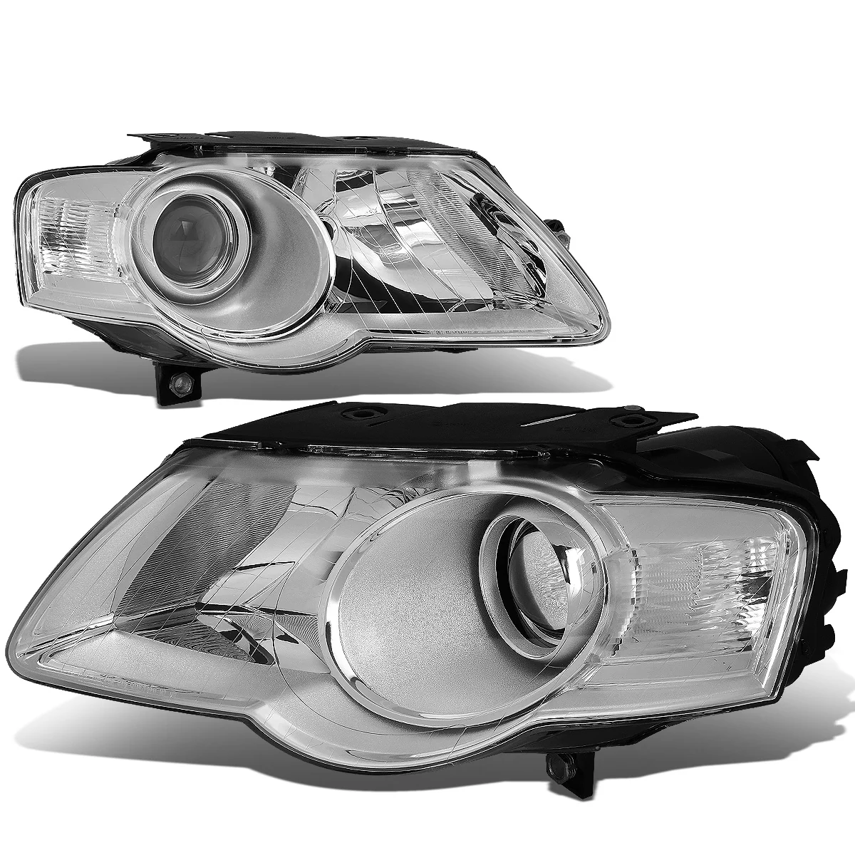 DNA Projector Headlights VW Passat (2006-2010) OE Style w/ Black or Chrome Housing - Image 7