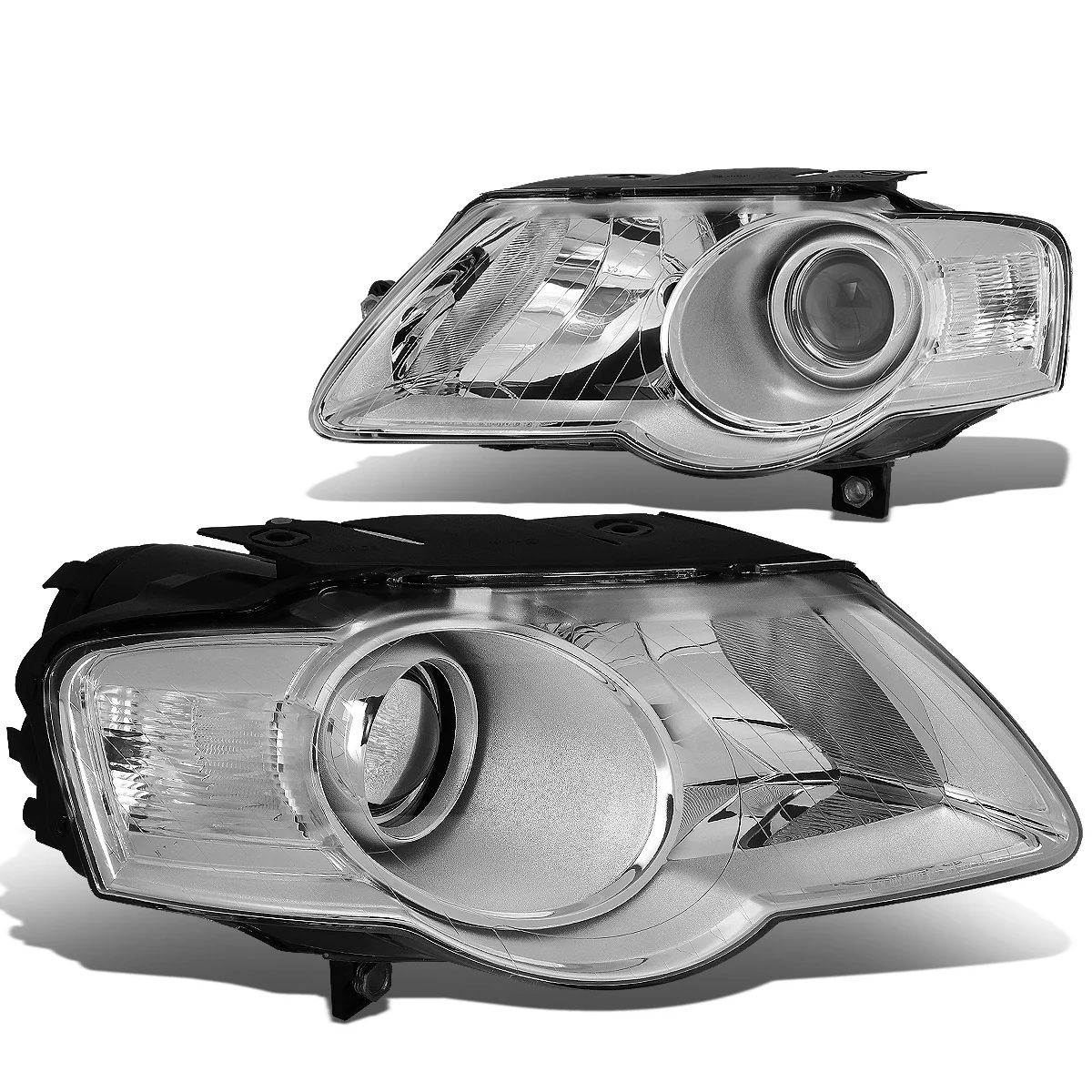 DNA Projector Headlights VW Passat (2006-2010) OE Style w/ Black or Chrome Housing - Image 8