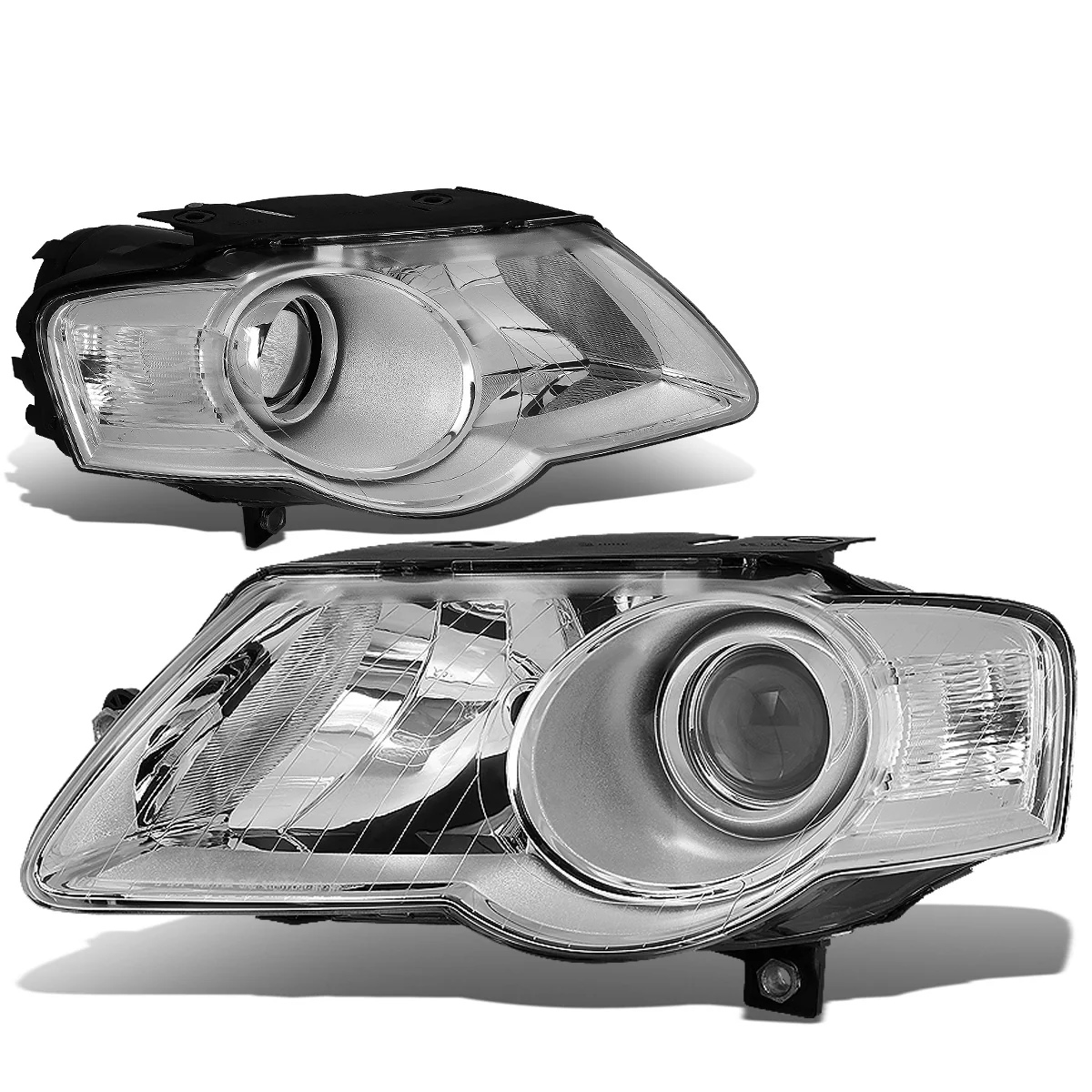DNA Projector Headlights VW Passat (2006-2010) OE Style w/ Black or Chrome Housing - Image 9