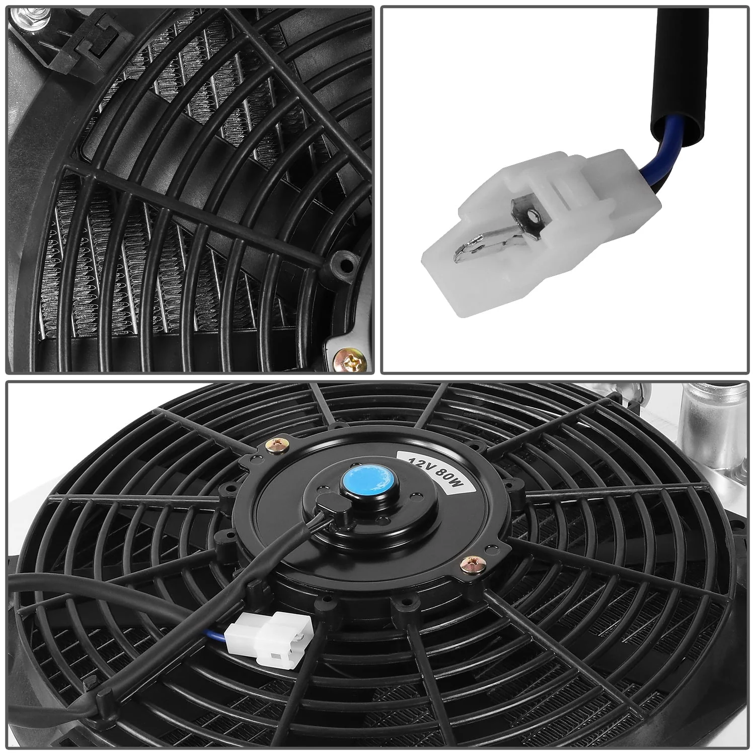 DNA Radiator Acura Integra (94-01) [Half Size w/ Fan Shroud] 2 Row or 3 Row Aluminum Performance Replacement - Image 3