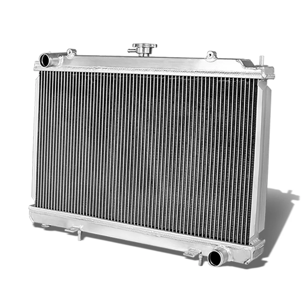 DNA Radiator Nissan 240SX S13 / S14 2.4L KA24 / 2.0L SR20DET (89-98) 2 Row Aluminum Performance Replacement - Image 4