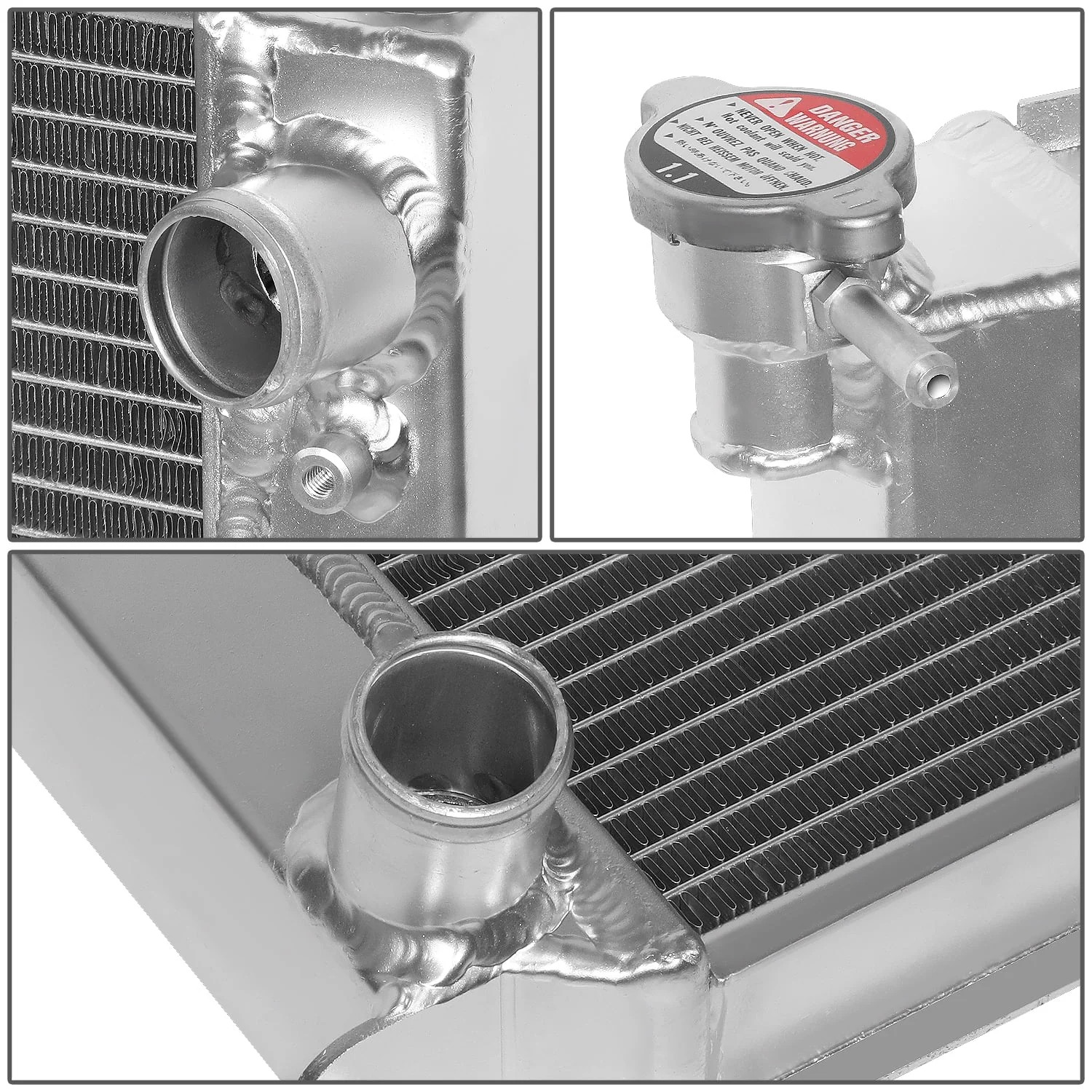 DNA Radiator Nissan 300ZX Z32 3.0L (1990–1999) 2 Row Aluminum Performance Replacement - Image 3