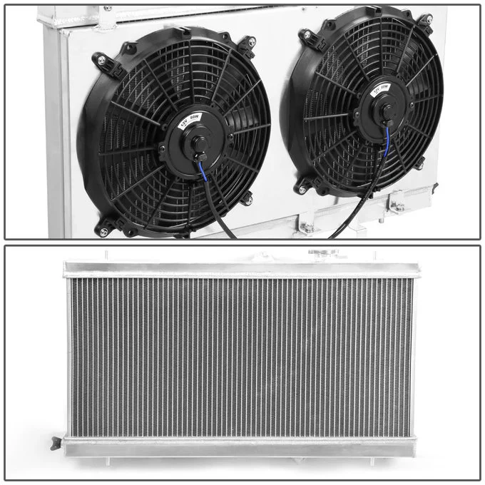 DNA Radiator Subaru WRX / WRX STI 2.0L / 2.5L (02-07) 2 Row Aluminum Performance Replacement w/ or w/o Fan & Shroud - Image 7