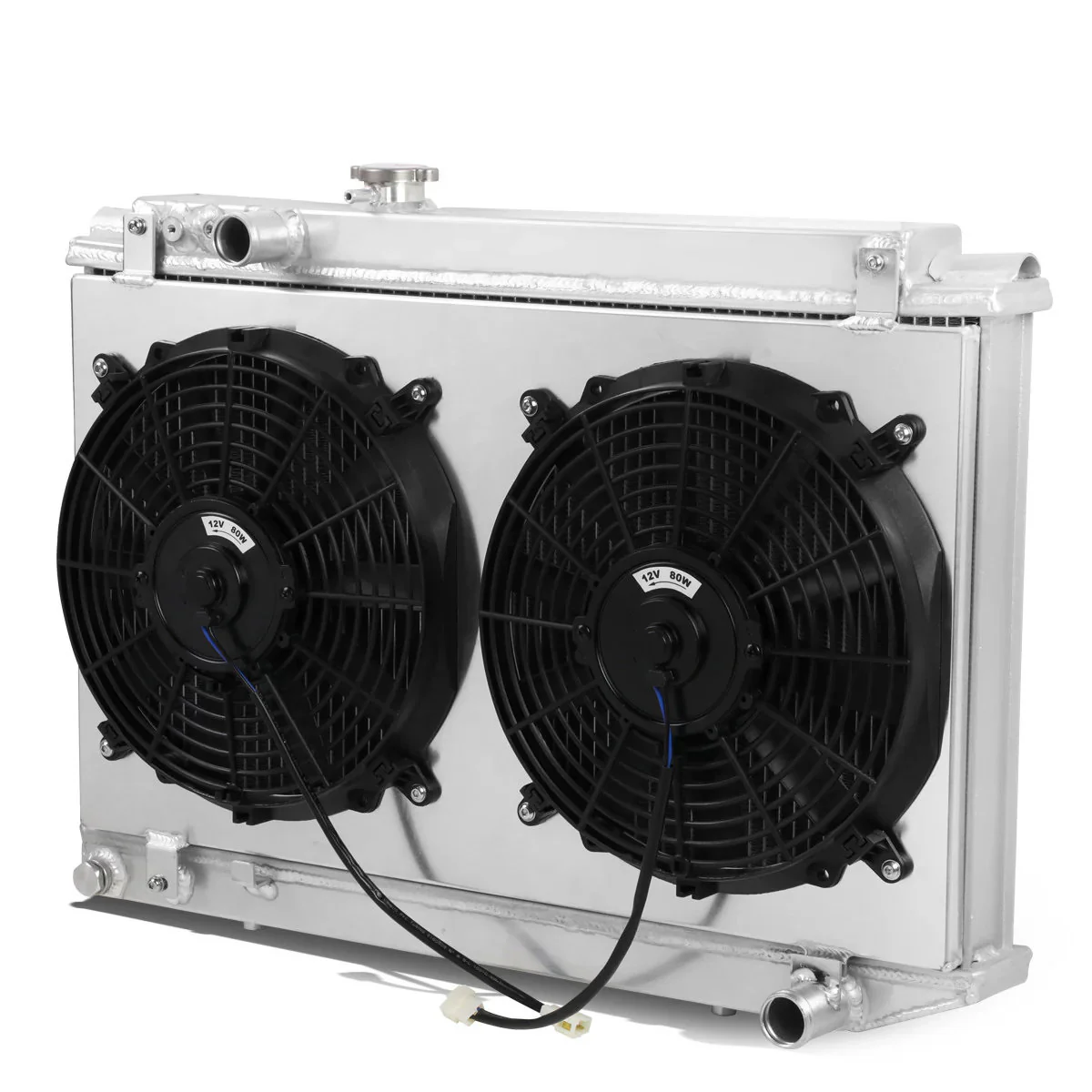 DNA Radiator Toyota Supra A70 2.8L / 3.0L (86-92) 2 Row Aluminum Performance Replacement w/ or w/o Fan & Shroud - Image 5