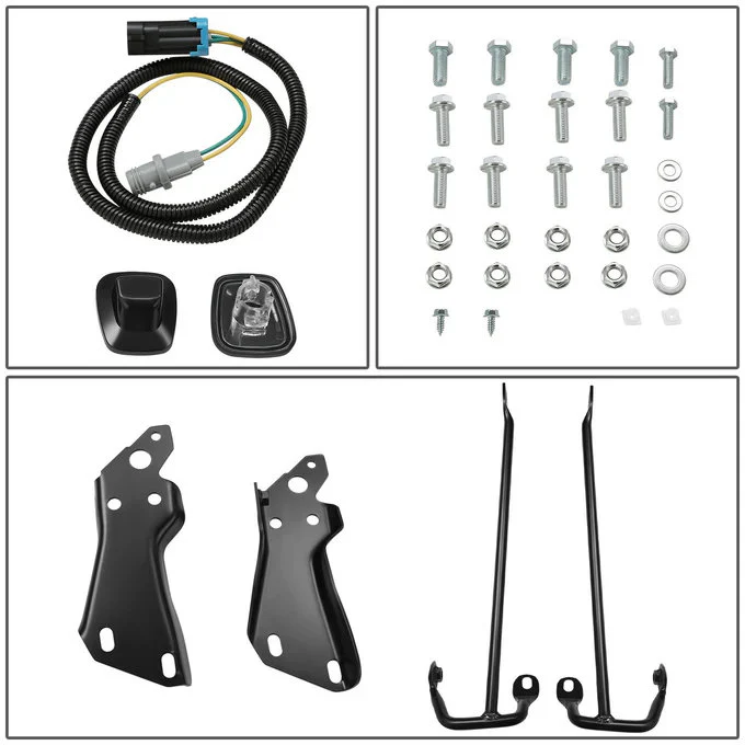 DNA Rear Step Bumper for Chevy & GMC C/K 1500 2500 Suburban (1992-2000) with Strip Hole - Black or Chrome - Image 12
