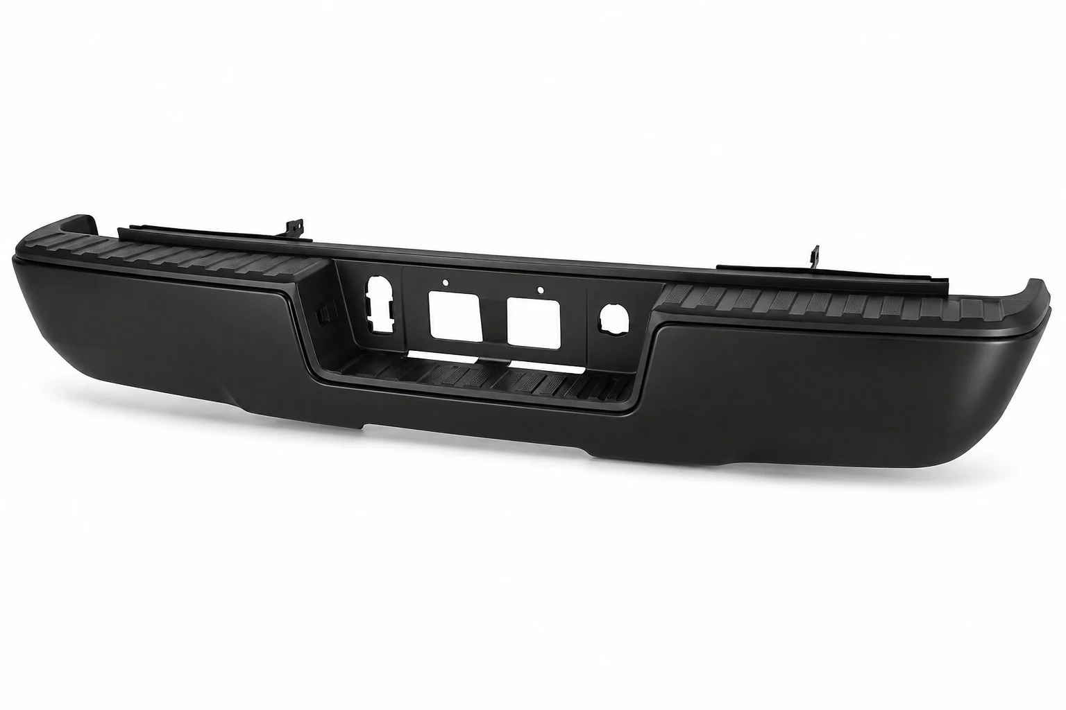 DNA Rear Step Bumper for Chevy Silverado & GMC Sierra 1500 (2014-2019) with License Plate Lights - Black or Chrome - Image 7