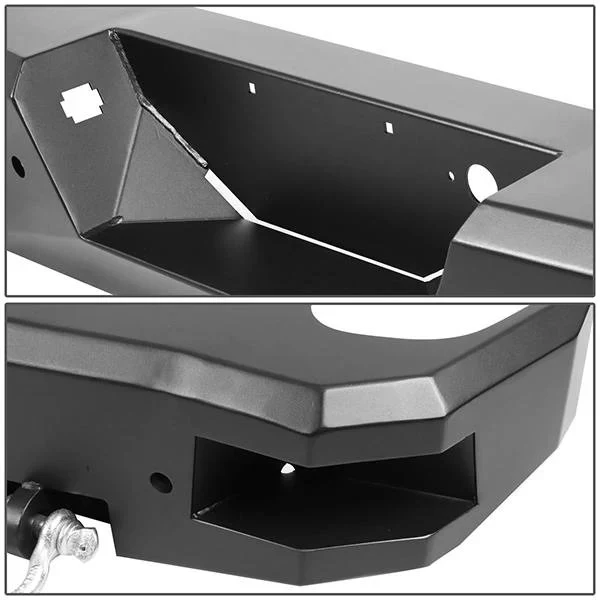 DNA Rear Step Bumper for Chevy Silverado / GMC Sierra (2014-2018) Dual D-Ring Shackles - Image 3
