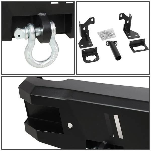 DNA Rear Step Bumper for Chevy Silverado / GMC Sierra (2014-2018) Dual D-Ring Shackles - Image 4