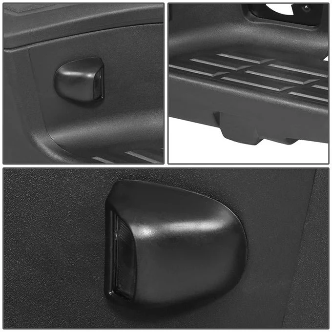 DNA Rear Step Bumper for Chevy Silverado & GMC Sierra 1500 (2007-2013) with License Plate Lights - Black or Chrome - Image 18