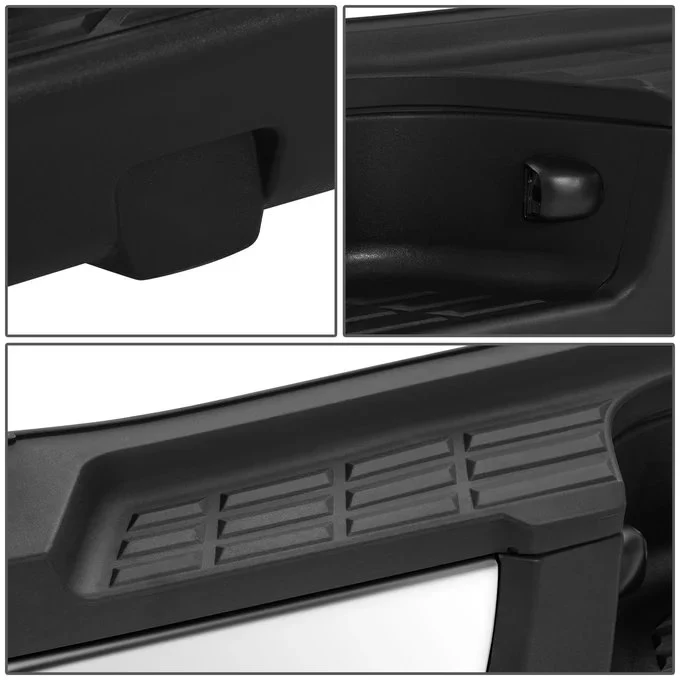DNA Rear Step Bumper for Chevy Silverado & GMC Sierra 2500 / 3500 (2011-2014) with License Plate Lights - Black or Chrome - Image 10