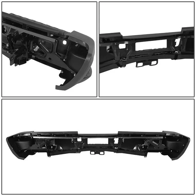 DNA Rear Step Bumper for Chevy Silverado & GMC Sierra 2500 / 3500 (2015-2019) with License Plate Lights - Black or Chrome - Image 61