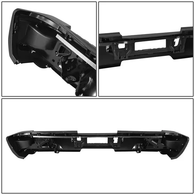 DNA Rear Step Bumper for Chevy Silverado & GMC Sierra 2500 / 3500 (2015-2019) with License Plate Lights - Black or Chrome - Image 97