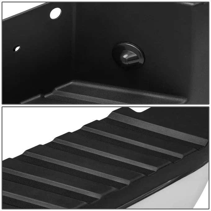 DNA Rear Step Bumper for Ford F250 F350 F450 Super Duty (2008-2016) with or without Sensor Holes - Black or Chrome - Image 11