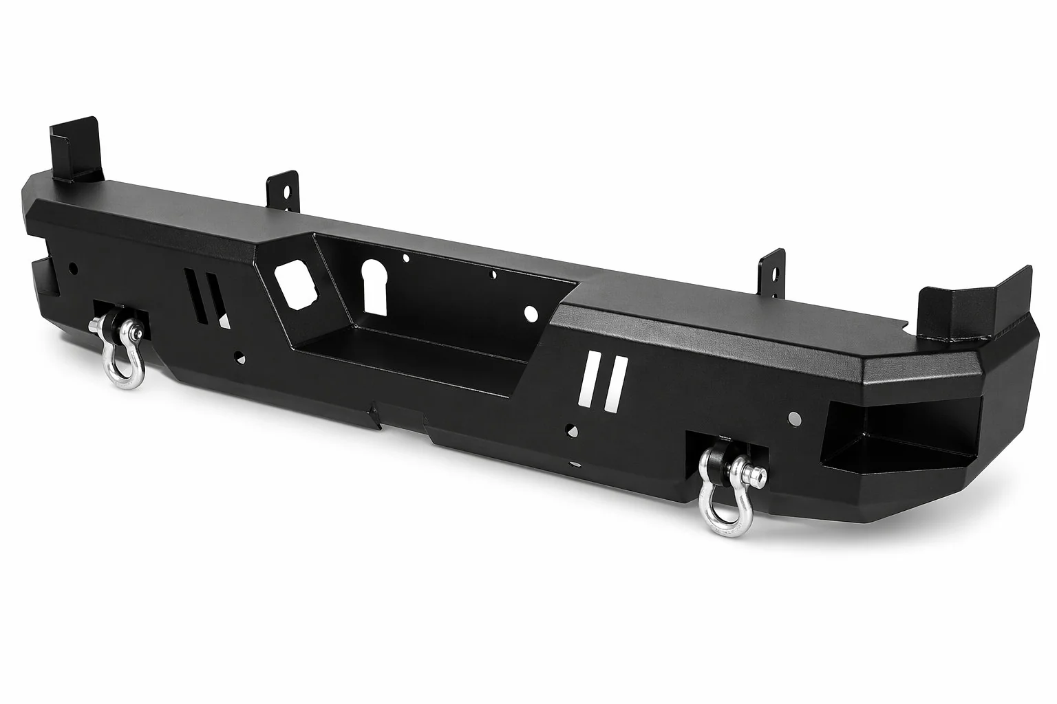 DNA Rear Step Bumper for Ford F250 F350 Super Duty (1999-2020) Dual D-Ring Shackles