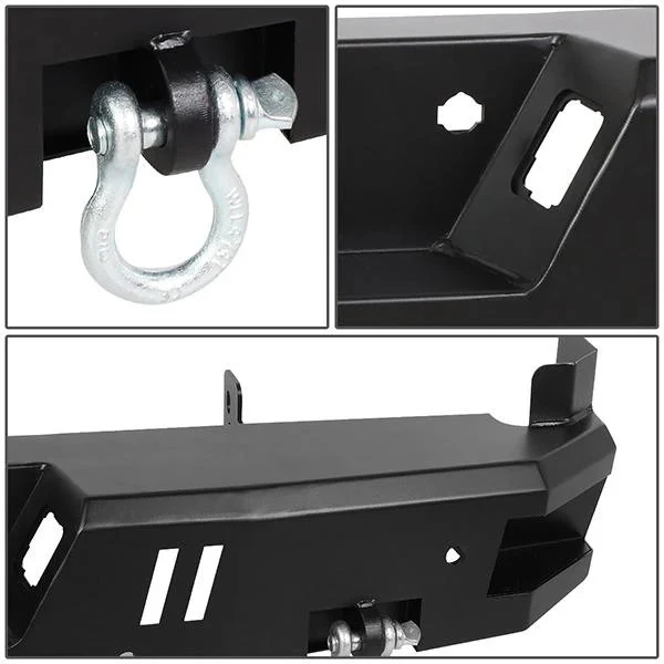 DNA Rear Step Bumper for Ford F250 F350 Super Duty (1999-2020) Dual D-Ring Shackles - Image 4