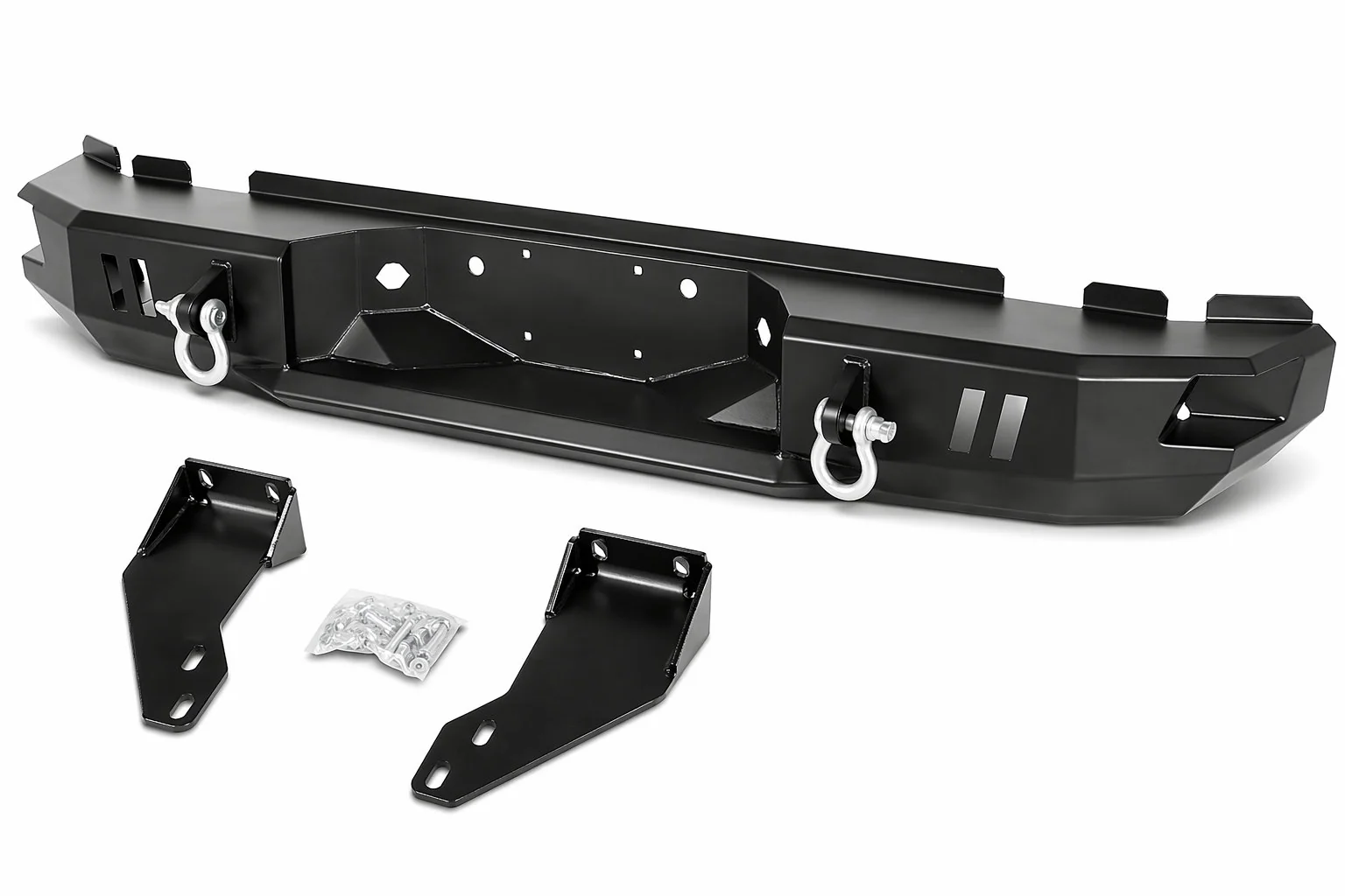 DNA Rear Step Bumper for Ford F250 F350 Super Duty (1999-2020) Dual D-Ring Shackles - Image 6
