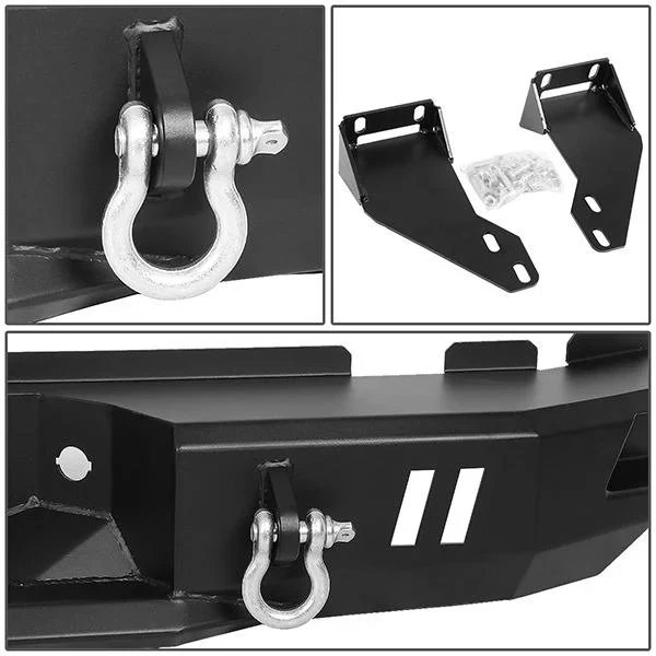 DNA Rear Step Bumper for Ford F250 F350 Super Duty (1999-2020) Dual D-Ring Shackles - Image 9