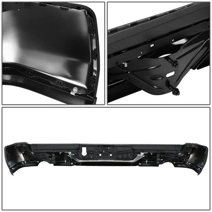 DNA Rear Step Bumper for RAM 1500 (2019-2024) without Sensor Holes - Chrome - Image 7