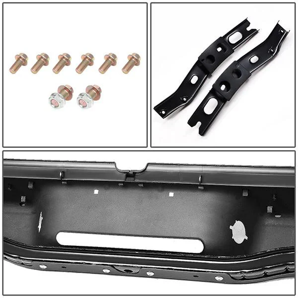 DNA Rear Step Bumper for Toyota Tacoma (1995-2004) with License Plate Lights - Black or Chrome - Image 12