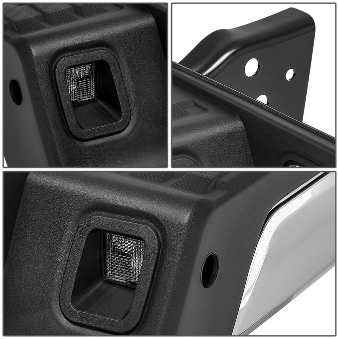 DNA Rear Step Bumper for Toyota Tacoma (2016-2023) with or without Parking Sensor Holes - Chrome or Black - Image 10