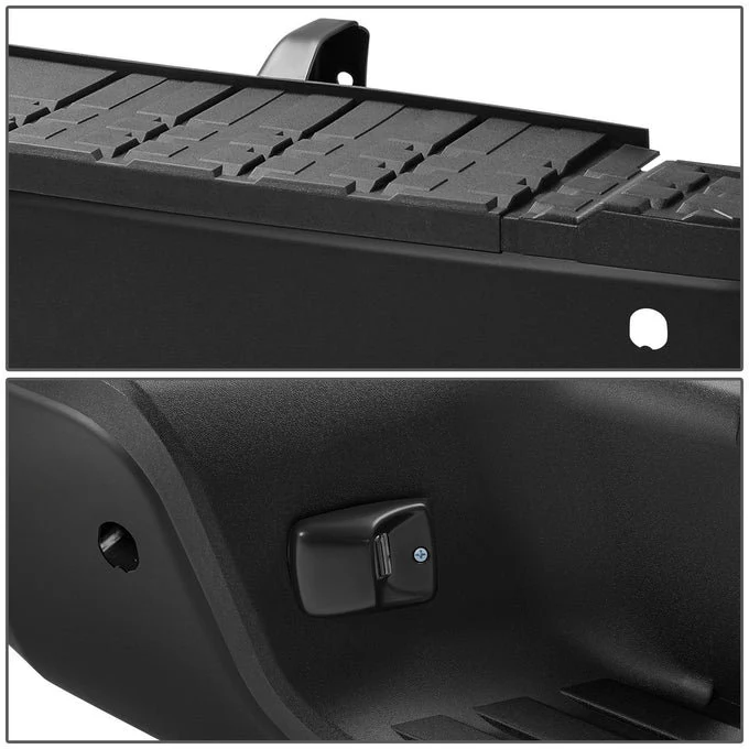 DNA Rear Step Bumper for Toyota Tundra (2007-2013) with or without Parking Sensor Holes - Chrome or Black - Image 17