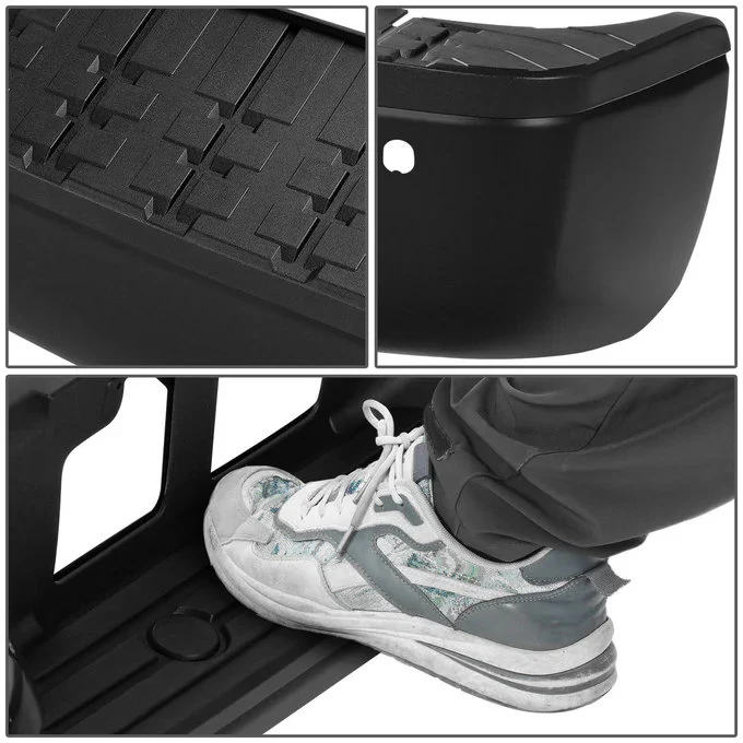 DNA Rear Step Bumper for Toyota Tundra (2007-2013) with or without Parking Sensor Holes - Chrome or Black - Image 19