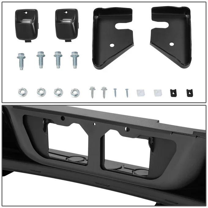 DNA Rear Step Bumper for Toyota Tundra (2007-2013) with or without Parking Sensor Holes - Chrome or Black - Image 20