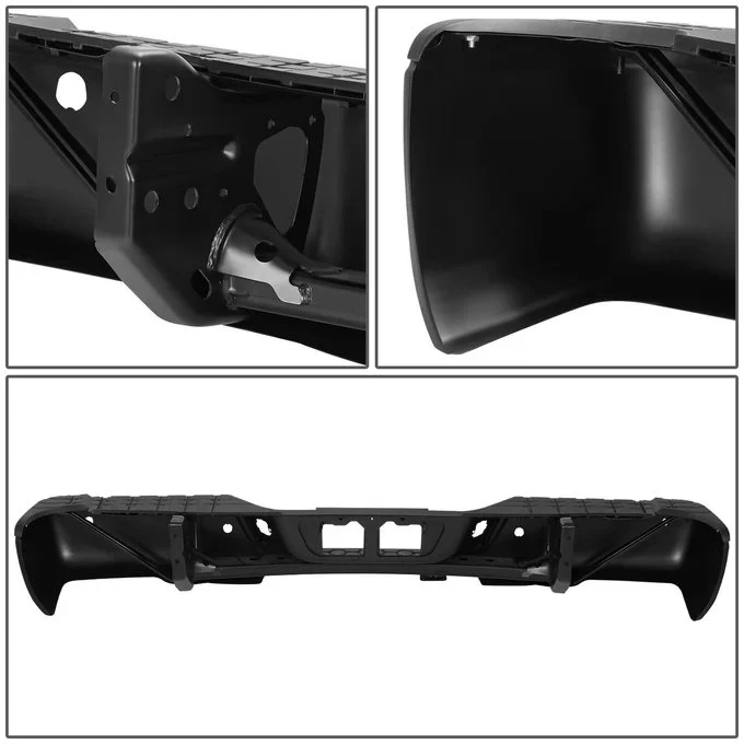 DNA Rear Step Bumper for Toyota Tundra (2007-2013) with or without Parking Sensor Holes - Chrome or Black - Image 21