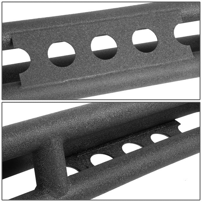 DNA Rock Slider Side Steps for Jeep Wrangler JK / JKU (2007-2016) Textured Black Powder Coat Finish - Image 7