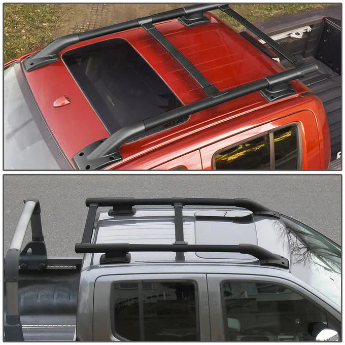 DNA Roof Rack for Nissan Frontier (2005-2017) Adjustable Cross Bar with Black or Chrome Finish - Image 8