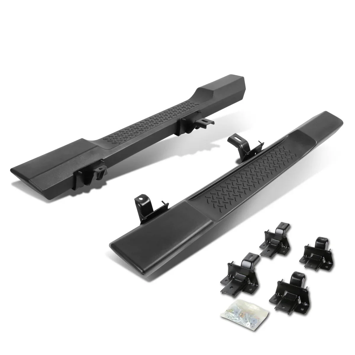 DNA Running Board for Jeep Wrangler JK / JKU (2007-2016) OEM Style with Matte Black Finish