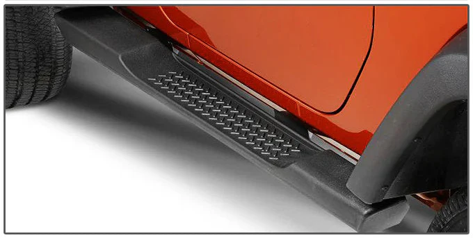 DNA Running Board for Jeep Wrangler JK / JKU (2007-2016) OEM Style with Matte Black Finish - Image 2
