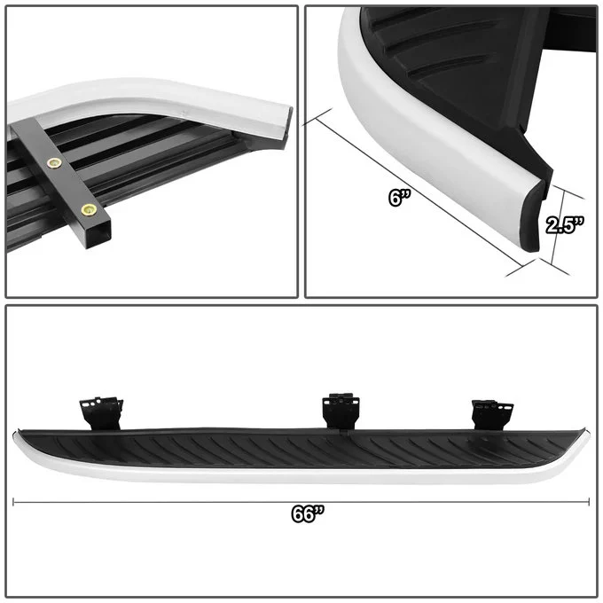 DNA Running Board for Land Rover LR2 Freelander (2008-2015) Anti-Slip Textured Finish 4X4-T129 - Image 2
