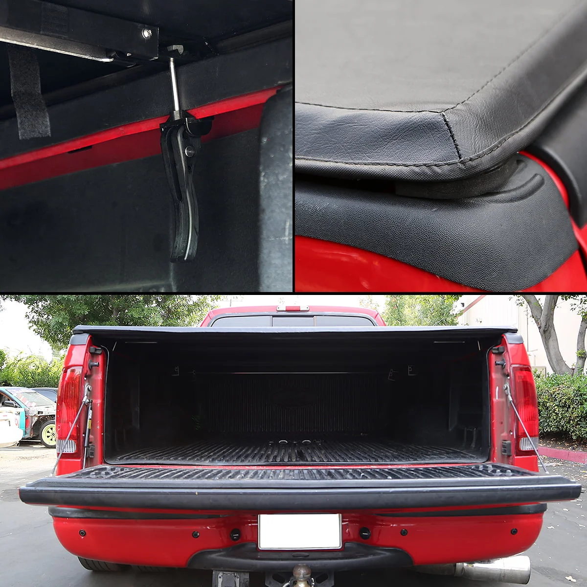 DNA Tonneau Cover for Toyota Tacoma (2005-2015) Vinyl Soft Tri-Fold - Image 5