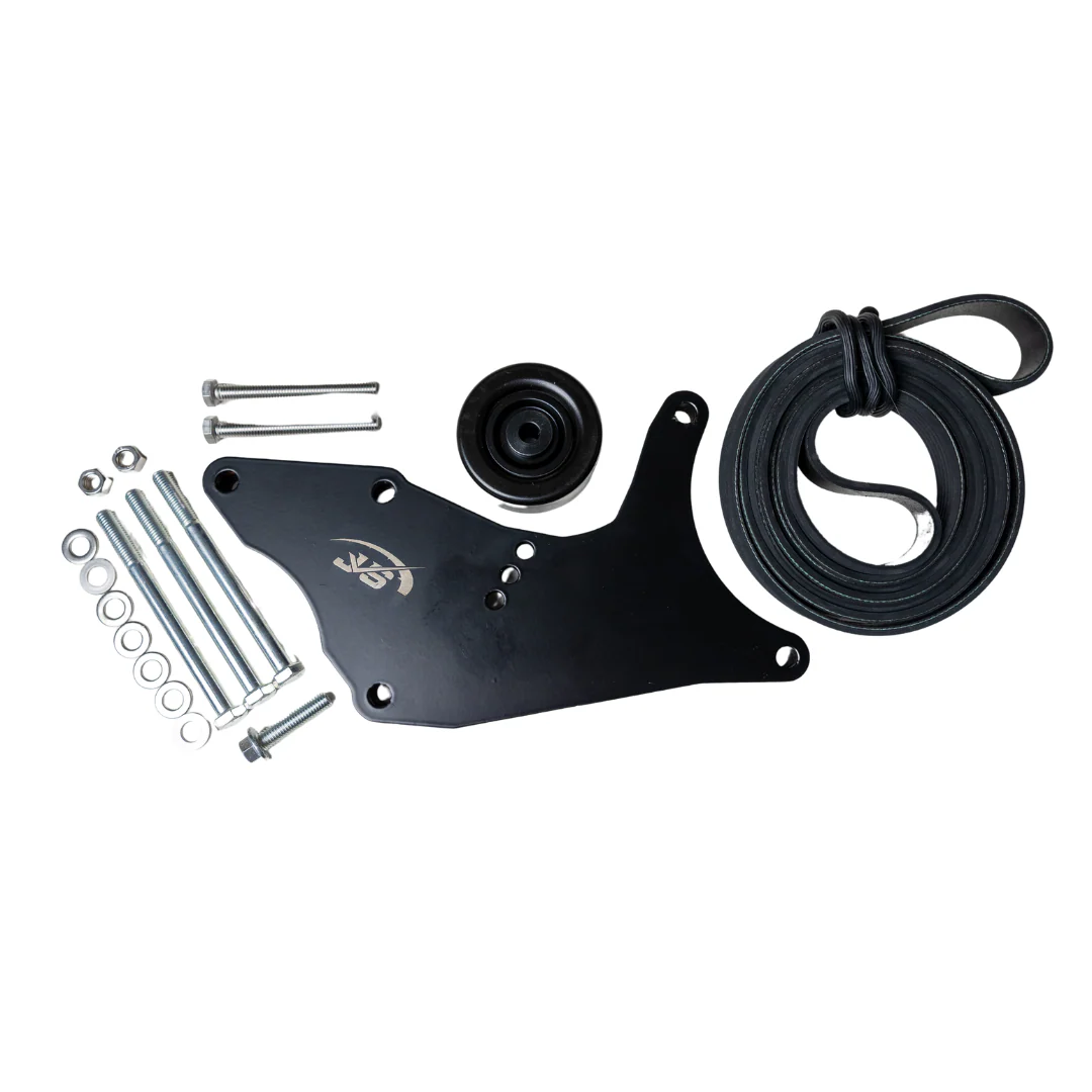 JS Dual Alternator Bracket Kit for Chevy Silverado Suburban Tahoe (1999-2013) 4.8L, 5.3L, 6.0L, 6.2L V8 Vortec Engines