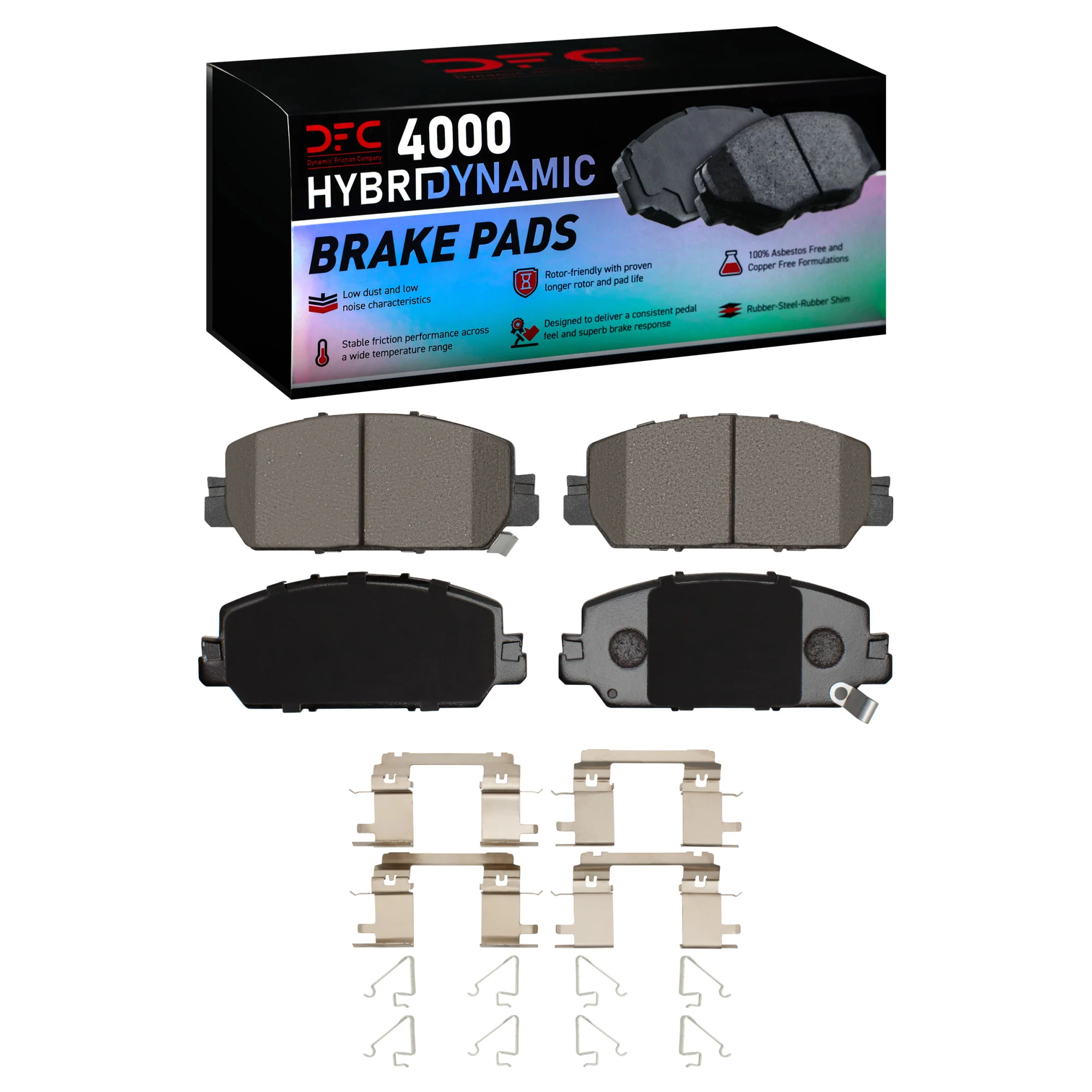 Dynamic Friction Brake Pads for Acura ADX (2025-2026) 4000 Series OEM Replacement Front or Rear
