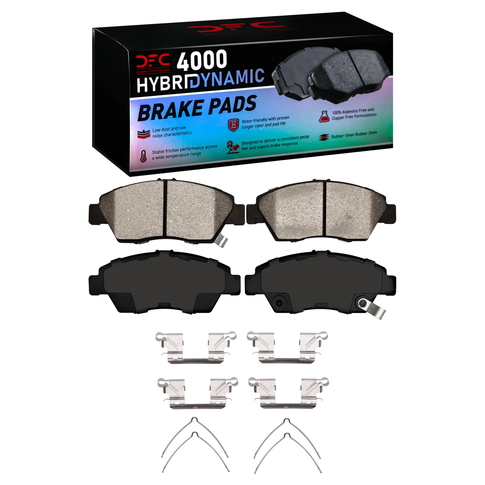 Dynamic Friction Brake Pads for Acura ILX (2013-2022) 4000 Series OEM Replacement Front or Rear - Image 3