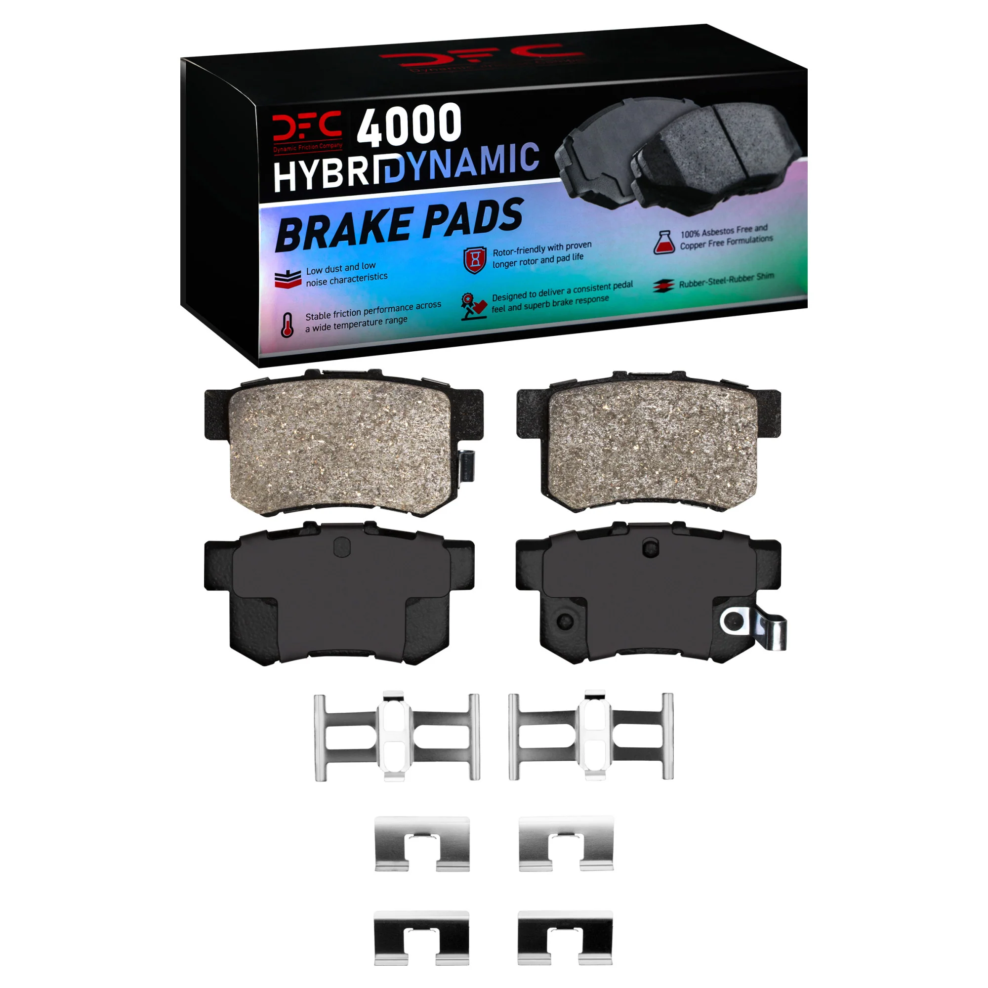 Dynamic Friction Brake Pads for Acura ILX (2013-2022) 4000 Series OEM Replacement Front or Rear - Image 4