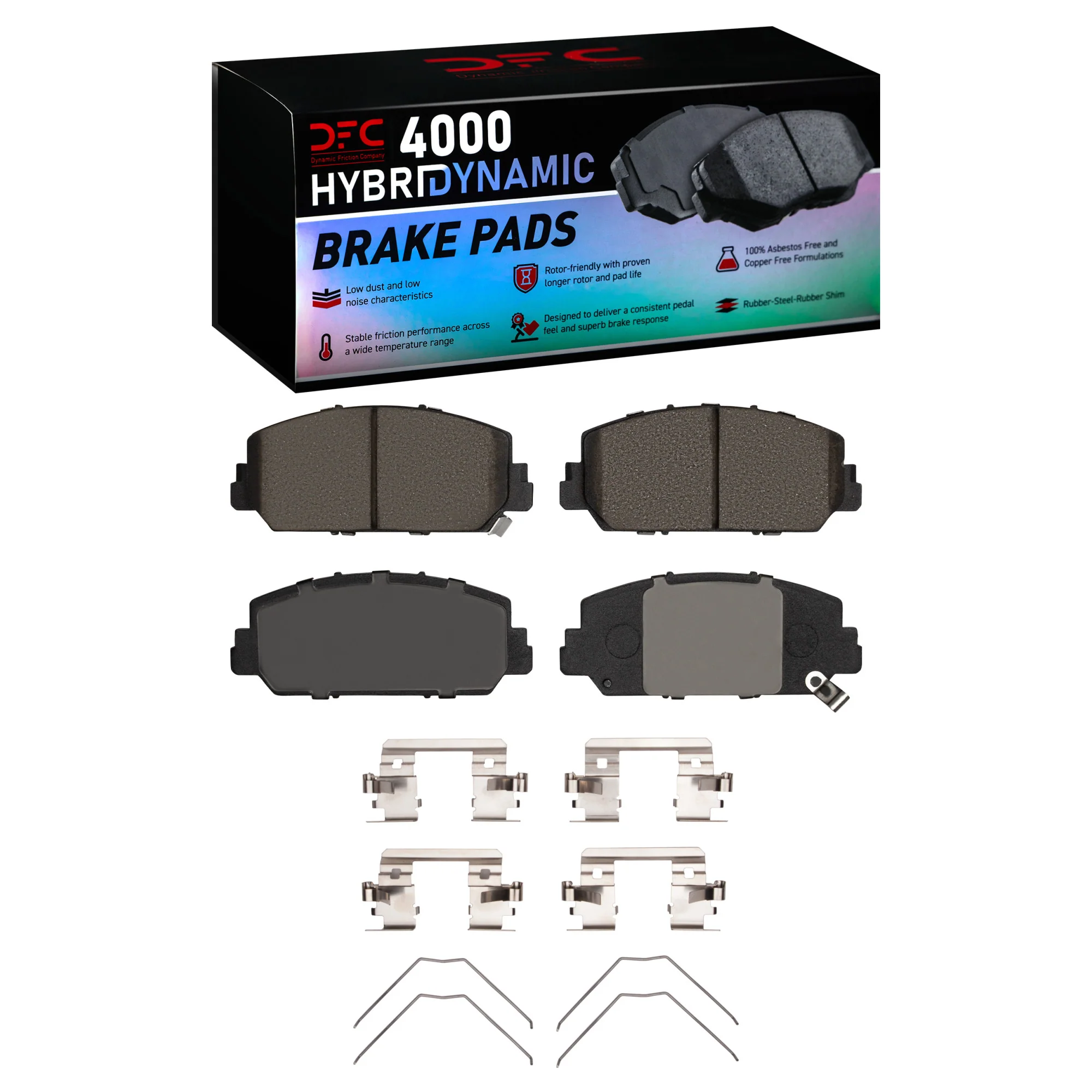 Dynamic Friction Brake Pads for Acura ILX (2013-2022) 4000 Series OEM Replacement Front or Rear - Image 5