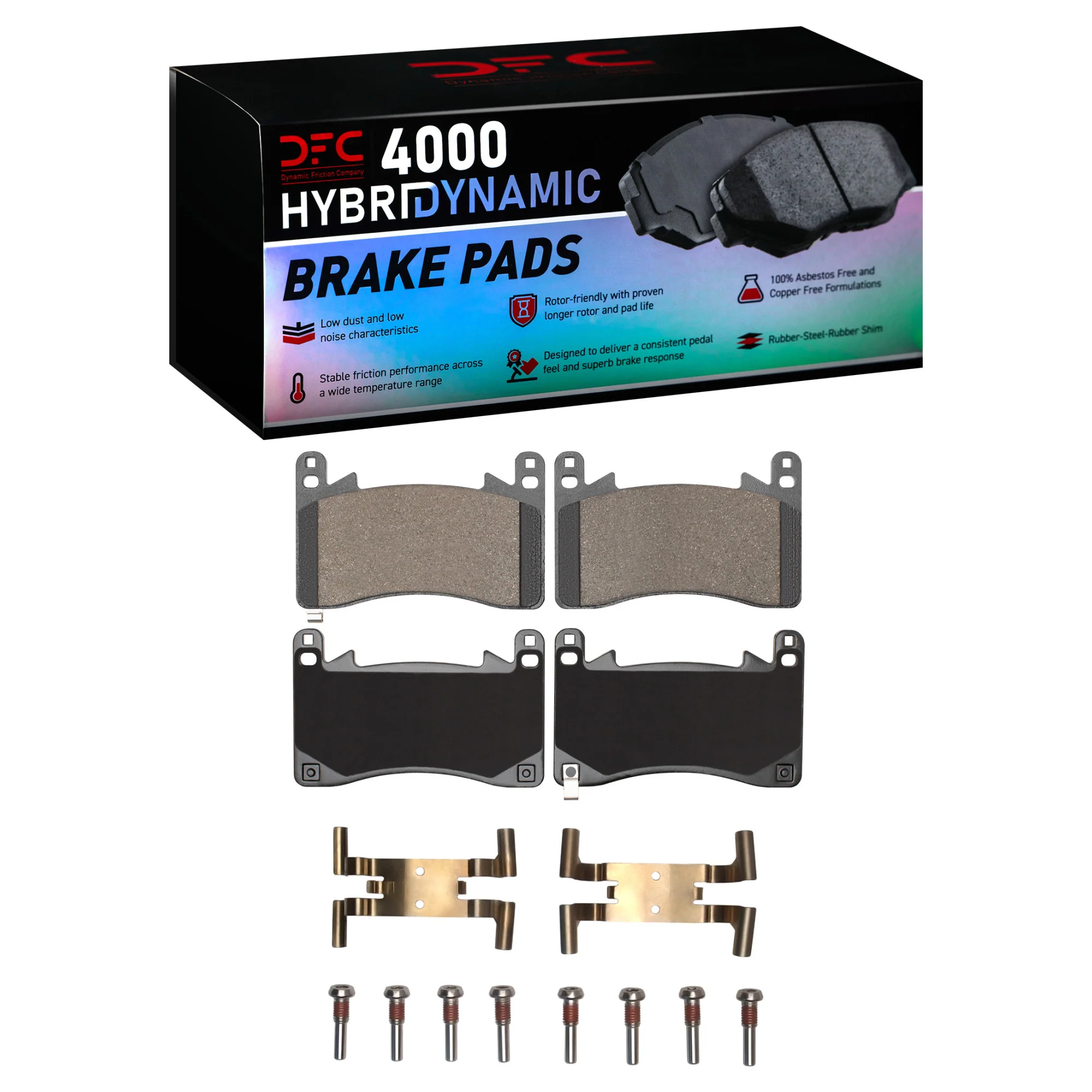 Dynamic Friction Brake Pads for Acura MDX (2022-2026) 4000 Series OEM Replacement Front or Rear - Image 3